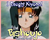 I caught Kiyone (from Tenchi Muyo)