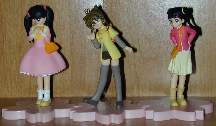 Tomoyo, Sakura, and Meilin