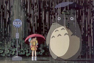 Tonari no Totoro: waiting for the bus